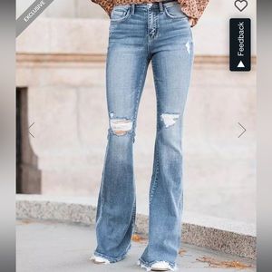 Buckle, Bridge by Gly Flare Jean, High Rise